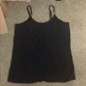 Harley-Davidson black tank top with metal details